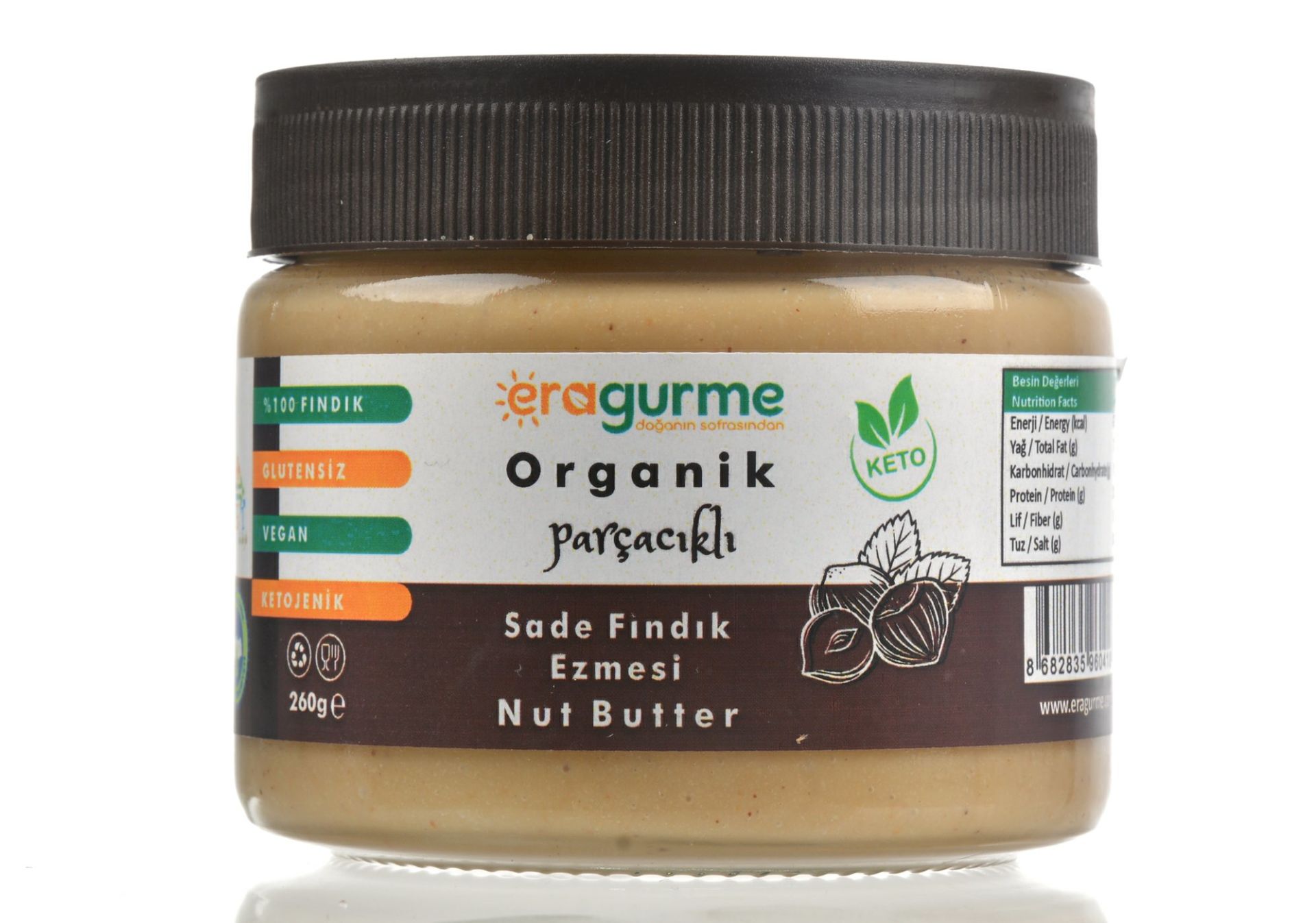 ERA Gurme Fındık Ezmesi (Parçacıklı) 260 Gr