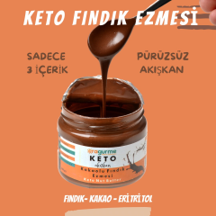ERA Gurme Ham Kakaolu Akışkan (Smooth) Ketojenik Fındık Kreması 260 Gr