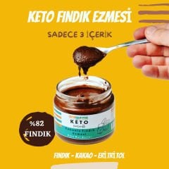 ERA Gurme Ham Kakaolu Parçacıklı (Crunchy) Ketojenik Fındık Ezmesi 260 Gr