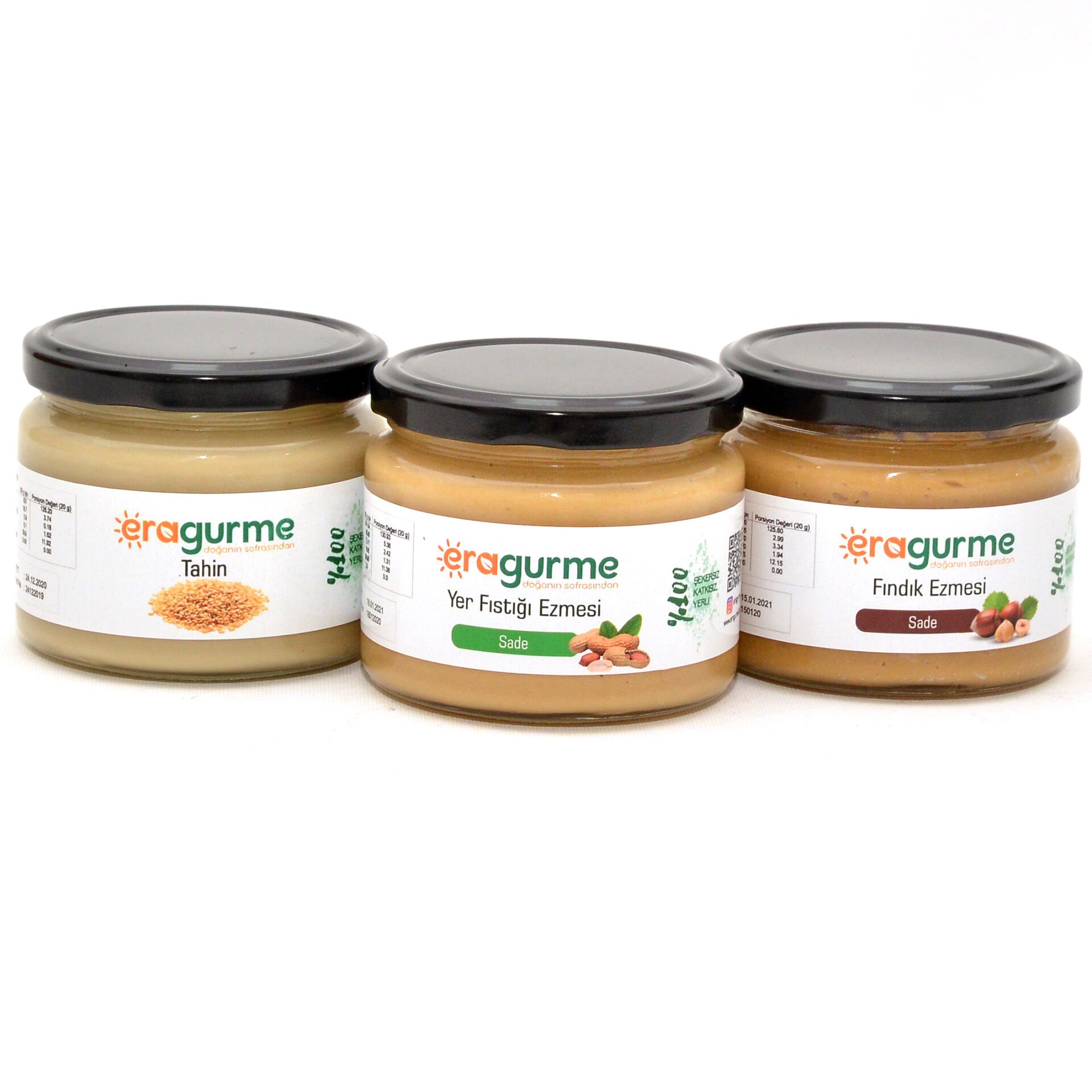 ERA Gurme Keto Set - Yer Fıstığı, Fındık, Tahin 3lü Set