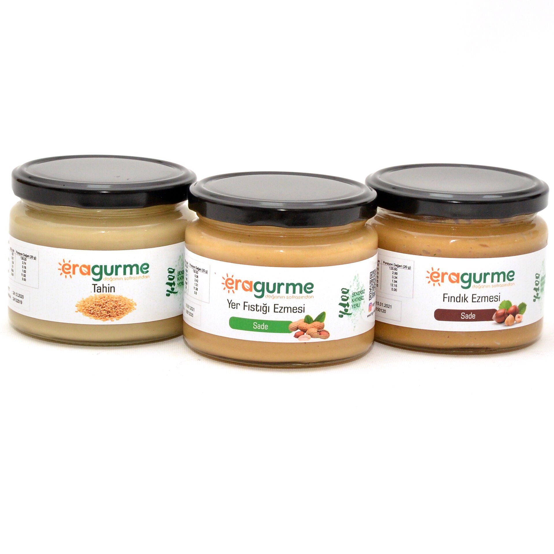 ERA Gurme Keto Set - Yer Fıstığı, Fındık, Tahin 3lü Set