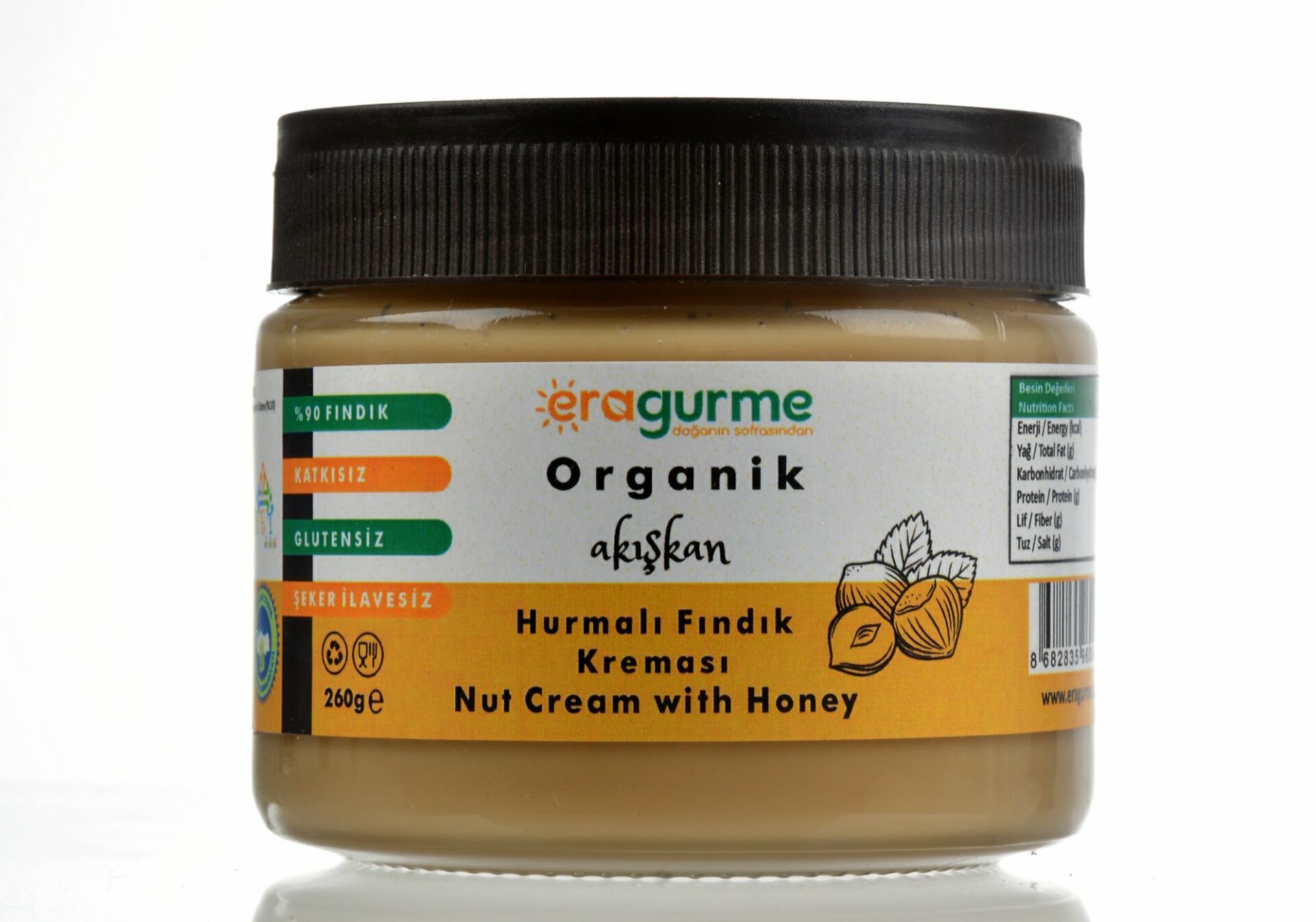 ERA Gurme Ballı Fındık Ezmesi 260 Gr