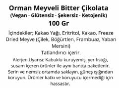 ERA Gurme Orman Meyveli Çikolata - Ketojenik & Vegan & Şeker İlavesiz