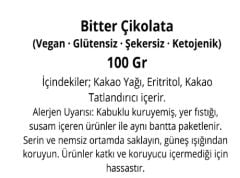 ERA Gurme Bitter Çikolata - Ketojenik & Vegan & Şeker İlavesiz