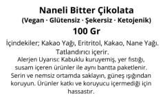 ERA Gurme Bitter  Naneli Çikolata - Ketojenik & Vegan & Şeker İlavesiz