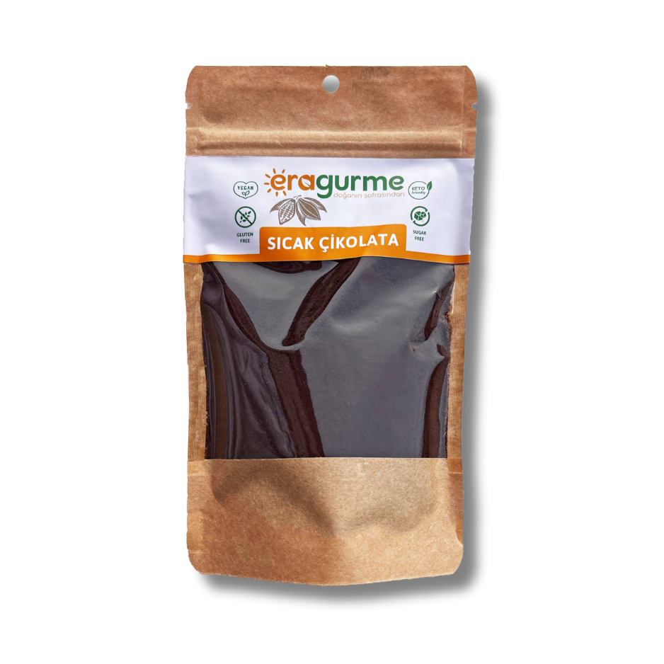 ERA Gurme Sıcak Çikolata - Vegan, Glutensiz, Ketojenik - 100g