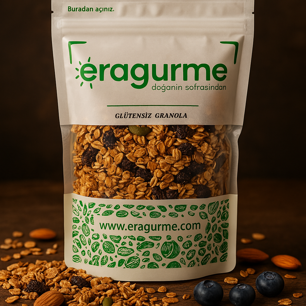 ERA Gurme Glutensiz Granola  --YULAFLI–  350 g - Vegan, Glutensiz