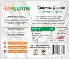 ERA Gurme Glutensiz Granola  --YULAFLI–  350 g - Vegan, Glutensiz