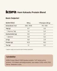KORA Protein Blend *Kakaolu | Bitkisel Protein Karışımı 300 g